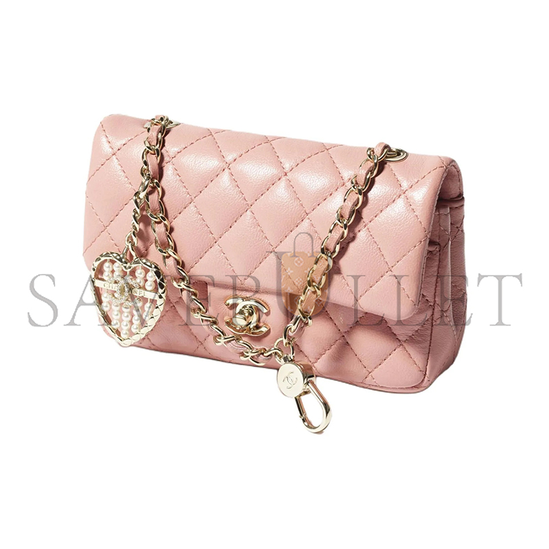 Ch*el classic mini bag with hook ap4760 (12*8*5cm)